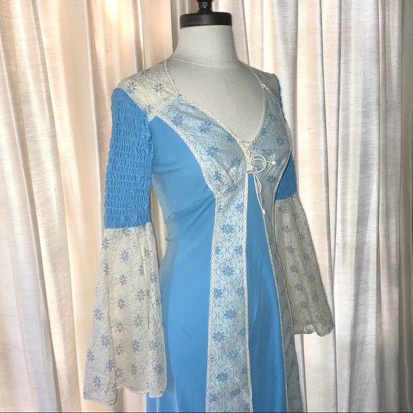 Vintage Fairy Princess Medieval Prairie Dress - Picture 3 of 6